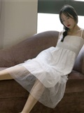 SiHua Think words SH033 Zi Qi plait girl's white dress(4)